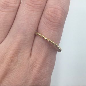 Sterling Silver Gold Plated Ring